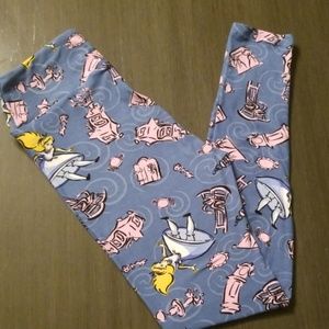 New Lularoe Disney One Size Alice Leggings
